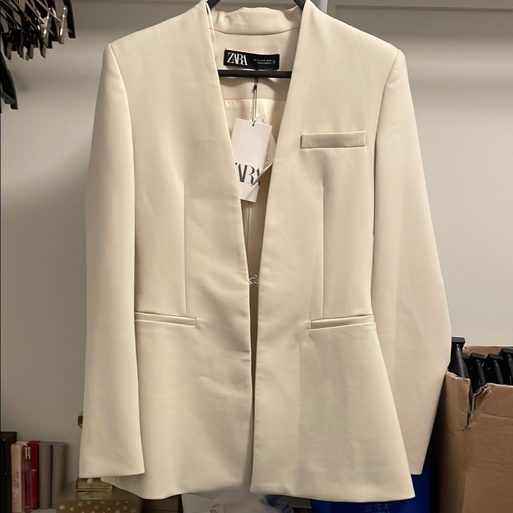 Zara Cream Blazer